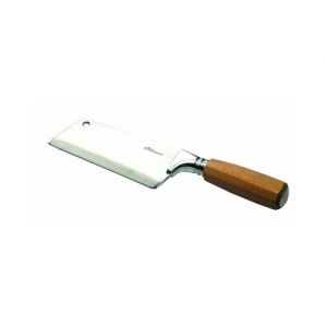 Cutelo Aço Inox 15cm Hickmann Cabo De Madeira - Zebu