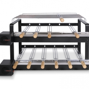 Giragrill Kit 2011 para churrasqueiras de alvenaria, com 11 espetos