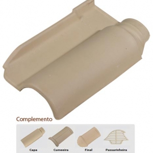 Telha Americana Cerâmica Pêssego