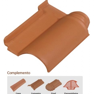 Telha Americana Cerâmica Vermelha