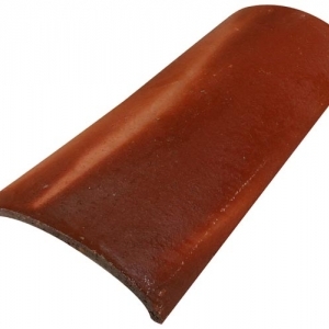 Telha colonial Esmaltada Vermelha 