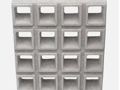 Elemento Vazado 16 Furos 3D LM06